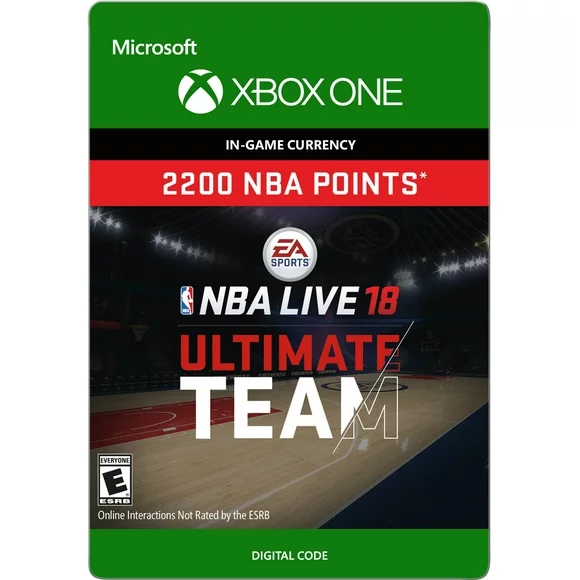 NBA LIVE 18: NBA UT 2200 Points Pack - Xbox One [Digital]