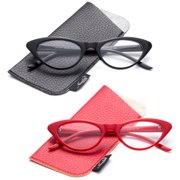 Women Vintage Cateyes 80s Designer Inspired Fashion Clear Lens Cat Eye Glasses