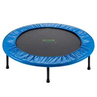 Outdoor Heights Mini Trampoline for Kids & Adults 36 inch Fitness Rebounder - Foldable