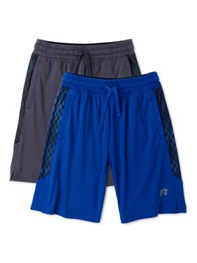 Russell Boys Core Performance Shorts, 2-Pack, Sizes 4-18 & Husky