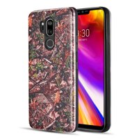 Slim Fit Dual Layer 3D Textured Drop Protection Phone Armor Cover Case with Atom Cloth for LG G7 ThinQ - Camo