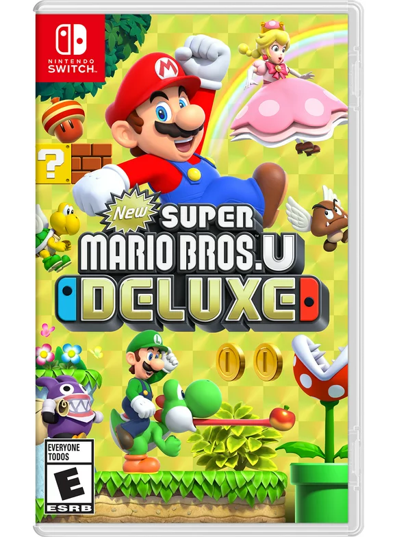 New Super Mario Bros U Deluxe, Nintendo, Nintendo Switch, 045496592691