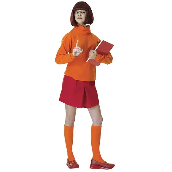 Scooby-Doo Velma Women's Halloween Fancy-Dress Costume for Adult, One Size
