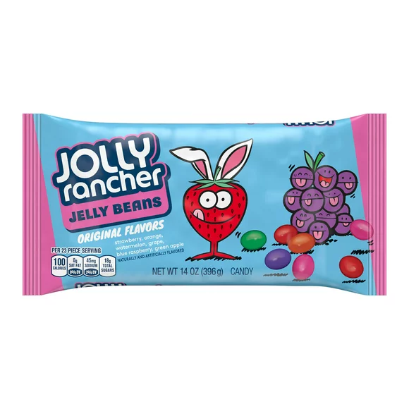 Jolly Rancher Original Fruit Flavored Jelly Beans Easter Candy, Bag 14 oz