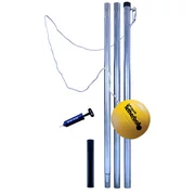 Deluxe Permanent Outdoor Tetherball Set with 3-piece Pole - Park & Sun Sports