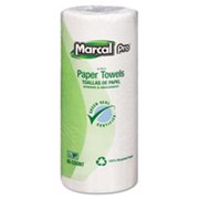 Marcal 06350 9 x 11 in. Perforated Kitchen Towels - White, 2-Ply