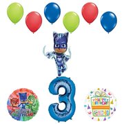 Mayflower Products PJ Masks Catboy 3rd Birthday Party Supplies Balloon Bouquet Decorations