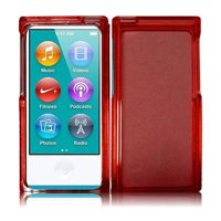 iPod Nano 7th Gen Case, Premium Slim Honey Protective Soft TPU Skin Rubber Silicone Case ShockProof Cover for iPod Nano 7th Gen - Red