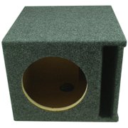 Car Audio Single 8 Slot Ported Subwoofer Labyrinth Stereo Bass Speaker Sub Box