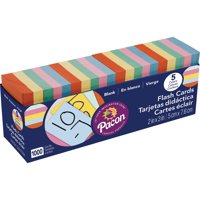 Pacon Blank Flash Cards and Dispenser Box, 5 Assorted Colors, 3" x 2", 1000ct