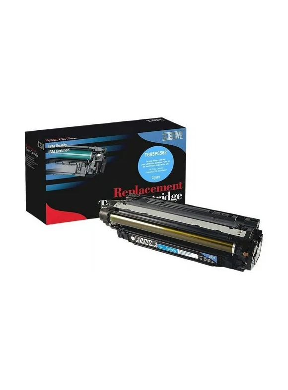 IBM Compatible Cyan Toner Cartridge Replacement for HP 507A CE401A