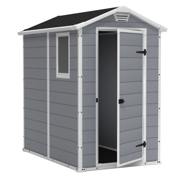 Keter Manor 4 X 6 Resin Storage Shed, Outdoor Plastic Sheds Australia