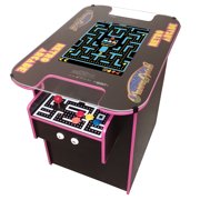 Suncoast Arcade, Classic Cocktail Arcade Machine With Over 400 Games, Pink Trim, Commercial Grade,
