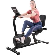 Recumbent Exercise Bike, Indoor Cycling Stationary Bicycle, Home Bicycle Machine with Resistance, Bluetooth, LCD Monitor, Easy Adjustable Seat, 380lb Max Weight for Home Workout Cardio Training, B937