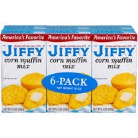 (6 Pack) Jiffy Corn Muffin Mix, 8.5 oz Box