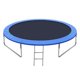 image 6 of 14ft Trampolines with Basketball Hoop and Ladder Enclosure Net for Kids Teens Adults, 800lbs Load for 4-5, Recreational Trampoline for Outdoor Garden Backyard, Blue