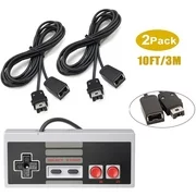 2Pcs 10 ft Extension Cable Cord for Nintendo Nes Mini Classic Edition Controller