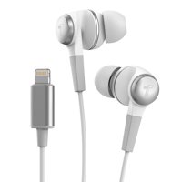 Thore iPhone Headphones for iPhone 11/Pro Max Earphones (Apple MFi Certified) Wired In-Ear Lightning Earbuds with Mic (For iPhone Xr/ X Max/ X/ 7/ 8 Plus) - V120 White