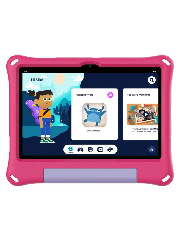 onn. 10.1" Kids Tablet, 32GB, (2024 Model) - Pink