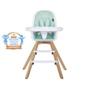 Evolur Zoodle 3-in-1 High Chair Booster Feeding Chair with Modern Design