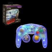 PC - Controller - Wired - Gamecube Style - USB Controller for PC & MAC - Blue LED (Retrolink)