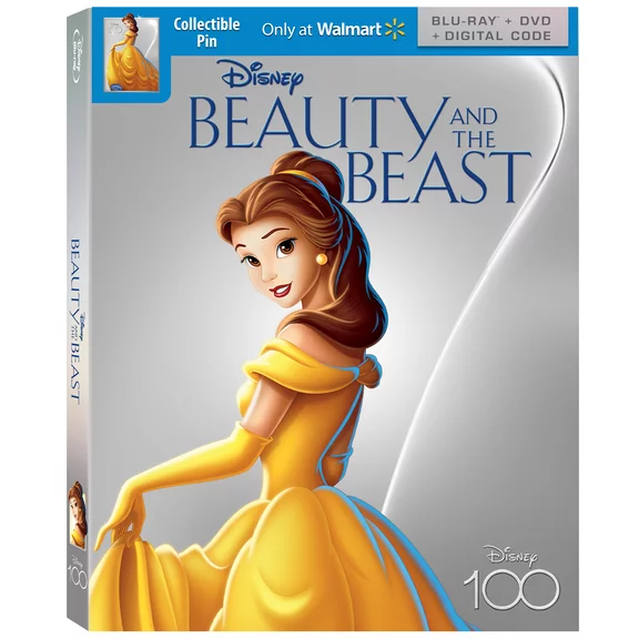 Beauty and The Beast - Disney100 Edition Daily Saves Exclusive (Blu-ray   DVD   Digital Code)