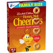 Honey Nut Cheerios, Cereal with Oats, Gluten Free, 19.5 oz