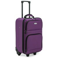 Elite Luggage Meander 19.5" Carry-On Rolling Suitcase with Protective Foam Padding