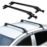 OUKANING Roof Rack Bar,Adjustable Window Frame Universal Car Top Luggage Rack Cross Bar Carrier