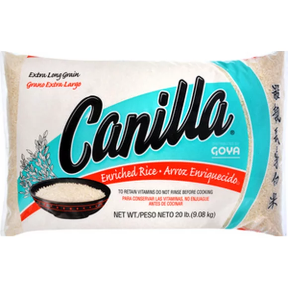 Goya Canilla Long Grain Rice, 20 LB