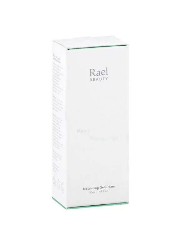 Rael Lightweight Nourishing Gel Cream - Essential Face Moisturizer with Smoothing Sunflower Seed Oil, Skin Barrier Cream for Deep Moisture, Clean Vegan Natural Skincare, All Skin Types (1.69oz, 5
