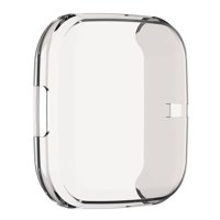 Aktudy Smart Watch Case TPU Full Screen Shell Cover for Fitbit Versa 2 (Grey)