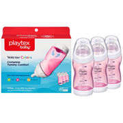 Playtex Ventaire Advanced Bottle, Pink, 9 Ounce (Pack of 3)