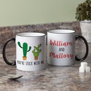Personalized Love & Romance Gift Coffee Mug -  You're Stuck With Me Mug