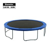 Round Trampoline Replacement Safety Pad Tear-Resistant Trampoline Edge Cover Spring Cover Edge Protector Round Frame Pad