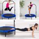 image 5 of Foldable 40" Mini Trampoline Rebounder, Max Load 300lbs Rebounder Trampoline Exercise Fitness Trampoline for Adult Indoor/Garden/Workout Cardio