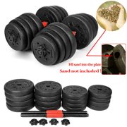 Weight Dumbbell Set Adjustable Gym Barbell Plates Body Workout Unfilled