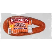 Richard's Cajun Foods Smoked Pork & Beef Sausage, 12 Oz.