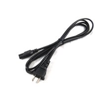 2-Prong 6 Ft 6 Feet Ac Wall Cable Power Cord for Ps2, Ps3 Slim, Ps4;