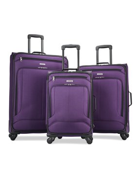 American Tourister Pop Max 3-Piece Softside Spinner Travel Set, 21-inch Spinner, 25-inch Spinner, 29-inch Spinner, Luggage Sets, Three Pieces