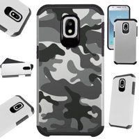 Fusion Guard Phone Case Cover For Samsung Galaxy J3 (2018) | J3 Orbit | J3 Achieve | Express Prime 3 (Gray Camo)