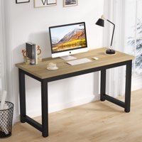 55" Large Computer Desk, Modern Simple Style Study Writing Desk, Study Table Laptop Table for Home Office