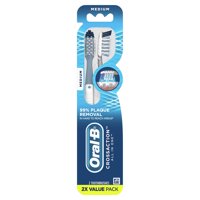 Oral-B CrossAction All In One Manual Toothbrush, Medium, 2 Ct