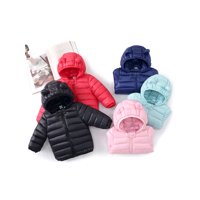 PatPat Baby / Toddler Stylish 3D Ear Print Solid Hooded Coat