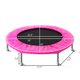 image 4 of 38inch 180lbs Load Mini Trampoline For Kids And Adult, Indoor Outdoor Exercise Recreational Trampoline With Safety Pad, Pink