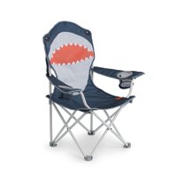 Firefly! Outdoor Gear Finn the Shark Kid's Camping Chair - Navy/Orange/Gray Color