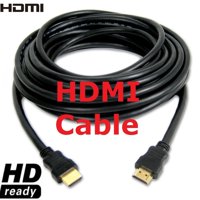 CableVantage Premium 25 Feet 25FT HDMI CableGold Series High Speed HDMI Cable With Ferrite Core For PS4, X-box, Blu-Ray, HD-DVR, Digital/Satellite Cable HDTV 1080P
