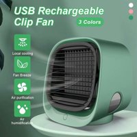 VicTsing Portable USB Mini Air Conditioner Fan With Night Light Humidification Desktop Air Cooler Multifunction Summer Air Cooling Fan For Office Home