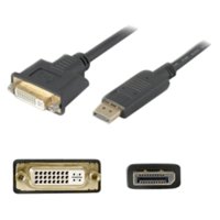 AddOn DISPLAYPORT2DVI 8-inch DisplayPort 1.2 to DVI-I (29 pin) (Refurbished)
