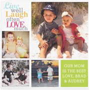 Personalized Live Laugh Love Photo Canvas, Choose from 2 Sizes, Framed or Unframed